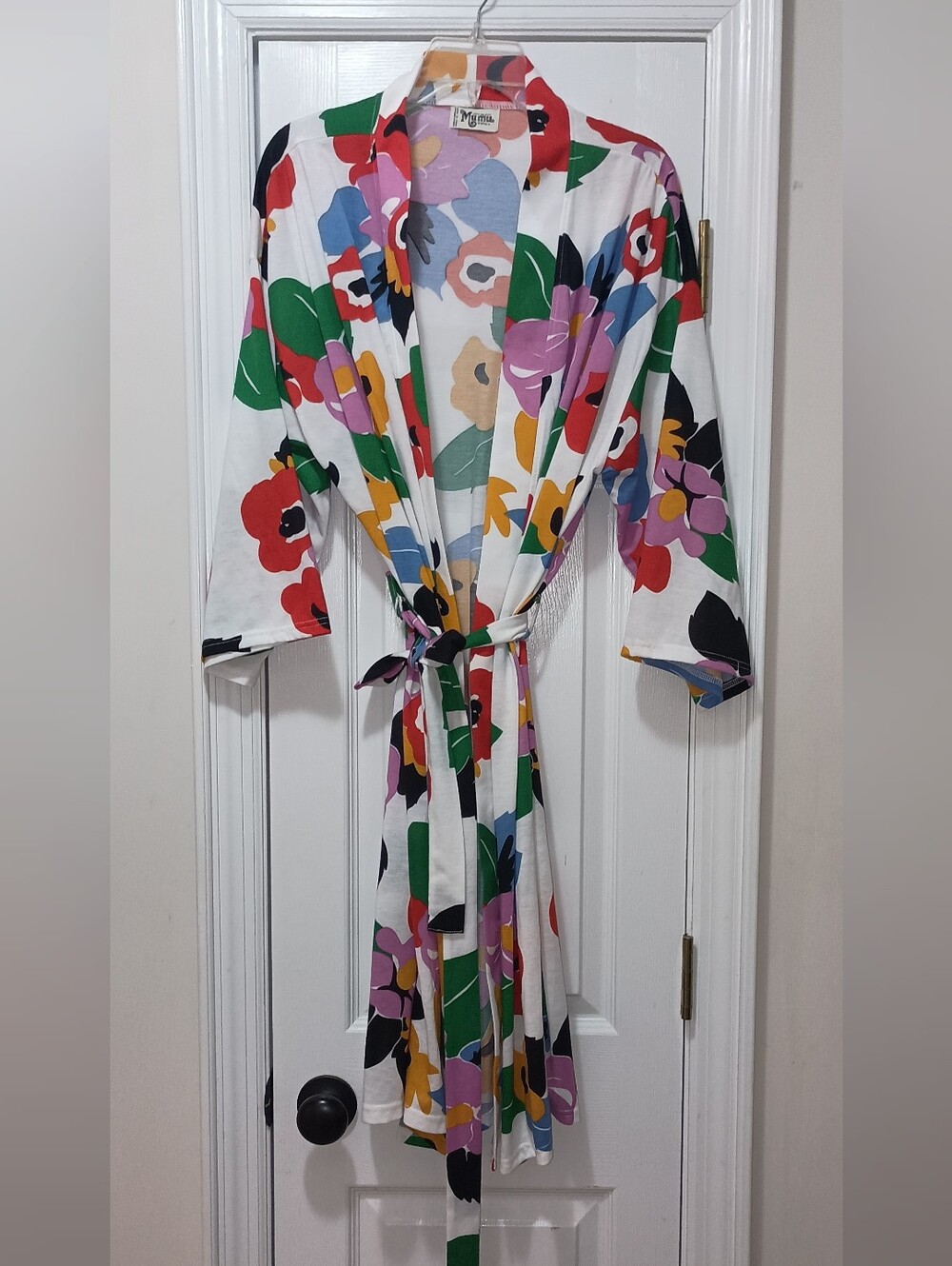Show Me Your MuMu Floral Wrap Robe in White, Green, Pink, Red, Yellow, Purple
